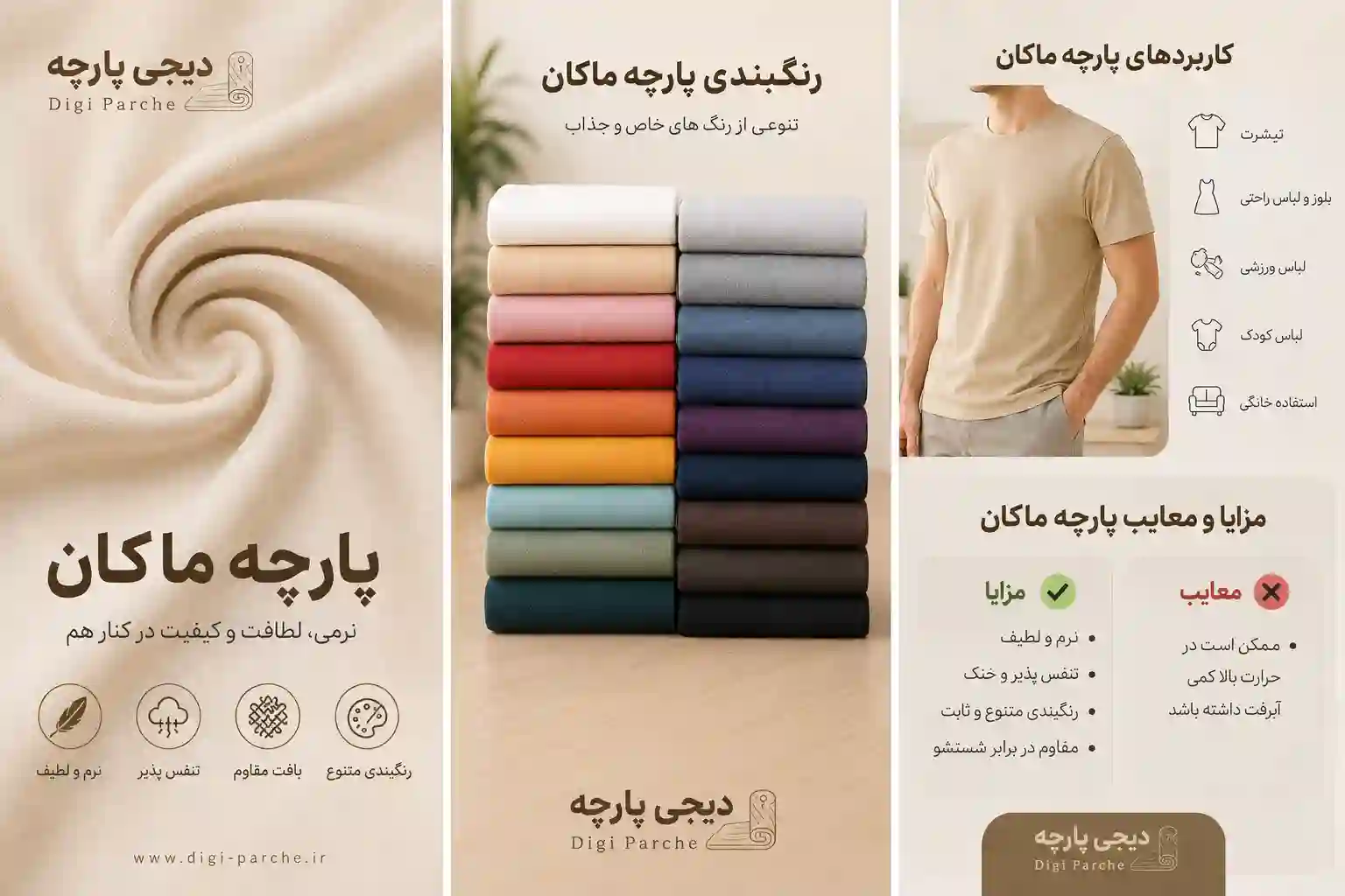 پارچه تریکو ماکان - تصویر 3